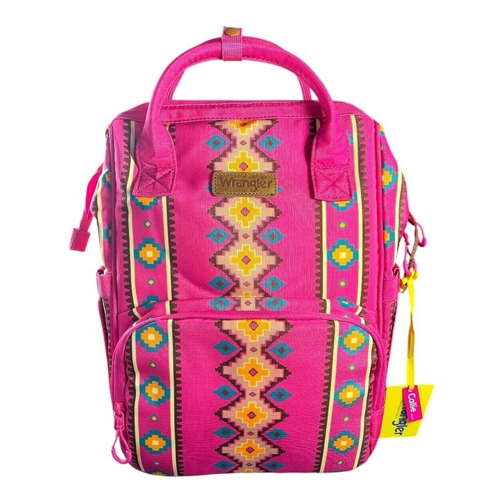 Wrangler Pink Aztec Backpack - Brand New with Tags